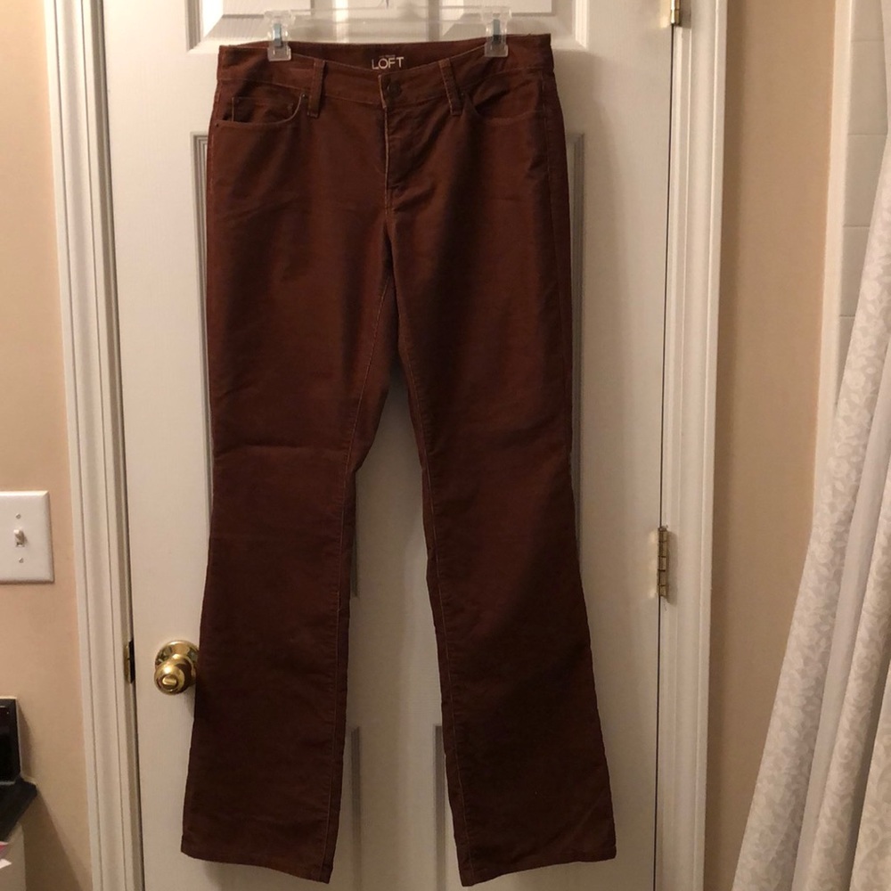 Corduroy, curvy bootcut pants